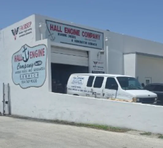 Hall Engine Company marine diesel service facility